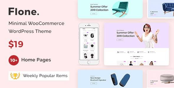 Flone Minimal WooCommerce WordPress Theme Nulled Free Download