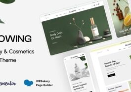 Glowing Beauty & Cosmetics Shop Theme Nulled Free Download