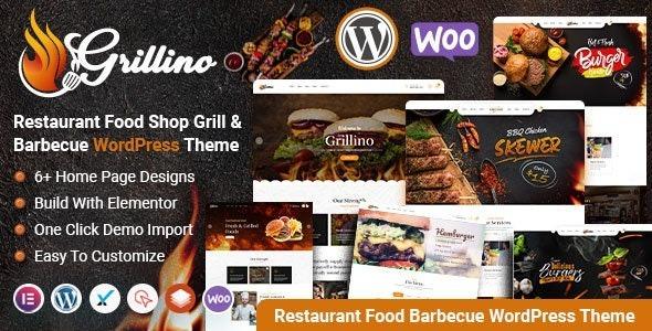 Grillino Grill & Restaurant WordPress Theme Free Download