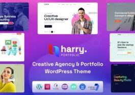 Harry Creative Agency & Portfolio WordPress Theme + RTL Nulled Free Download