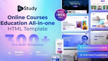 HiStudy Online Courses & Education Template Nulled Free Download