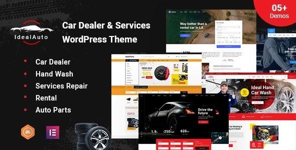 IdealAuto Nulled Car Dealer & Services WordPress Theme Free Download