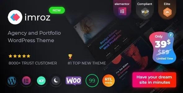 Imroz Agency & Portfolio Theme Nuled Free Download