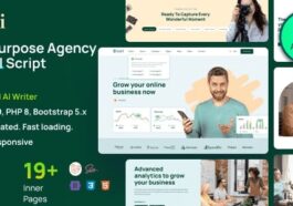 Iori Business Website for Company, Agency, Startup With AI Writer Tool & Shopping Cart Nulled Free Download