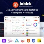 Jobick Job Admin Dashboard Bootstrap 5 Template + FrontEnd Nulled Free Download