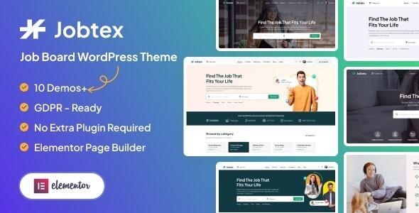 Jobtex Job Board WordPress Theme Nulled Free Download