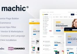 Machic Electronics Store WooCommerce Theme Nulled Free Download