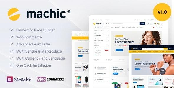 Machic Electronics Store WooCommerce Theme Nulled Free Download