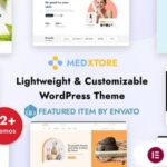 MedXtore Pharmacy, Medical & Beauty Elementor WooCommerce Theme Nulled Free Download