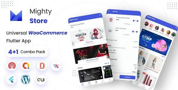 MightyStore WooCommerce Flutter E-commerce Full App Nulled Free Download