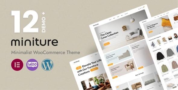 Miniture Minimalist WooCommerce Theme Nulled Free Download