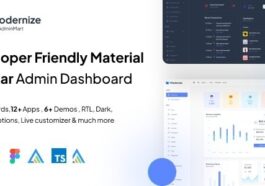 Modernize Angular Admin Dashboard Nulled Free Download