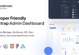 Modernize Bootstrap 5 & React MUI Admin Dashboard Nulled Free Download