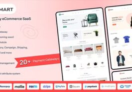 Nazmart Multi-Tenancy eCommerce Platform (SAAS) Nulled Free Download