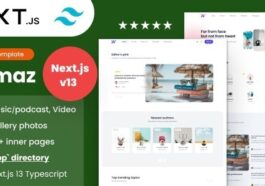 Ncmaz Nulled Blog, News Magazine NextJs Template Free Download