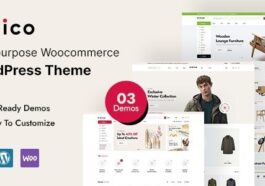 Ninico Minimal WooCommerce WordPress Theme Nulled Free Download