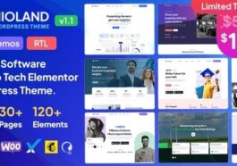 Nioland SaaS & Software Startup Tech WordPress Theme Nulled Free Download