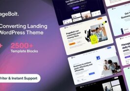 PageBolt Landing Page WordPress Theme Nulled Free Download