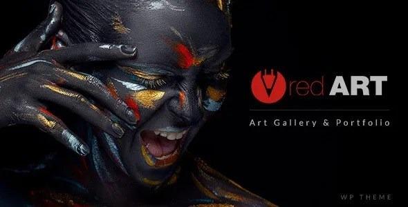 Red Art Artist Portfolio Nulled Free Download