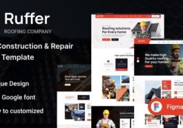 Ruffer Roof Construction & Repair WordPress Theme Nulled Free Download