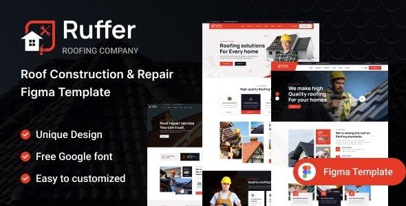 Ruffer Roof Construction & Repair WordPress Theme Nulled Free Download