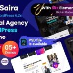 Saira Digital Agency Creative Portfolio Theme Nulled Free Download