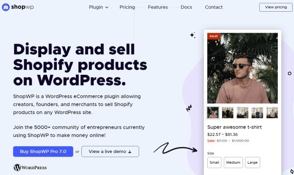 ShopWP Pro Sale Shopify Products on WordPress Nulled Free Download