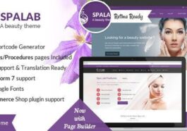 Spa Lab Beauty WordPress Theme Nulled Free Download