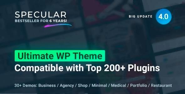 Specular Business WordPress Multi-Purpose Nulled Free Download