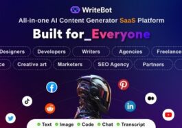 WriteBot AI Content Generator SaaS Platform Nulled Free Download