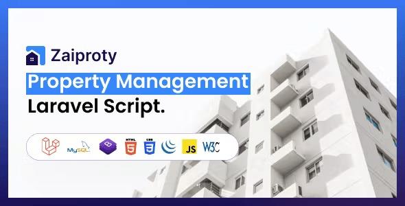 Zaiproty Property Management Laravel Script + SaaS Addon Nulled Free Download