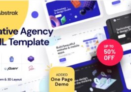 Abstrak Creative Agency Template Nulled Free Download