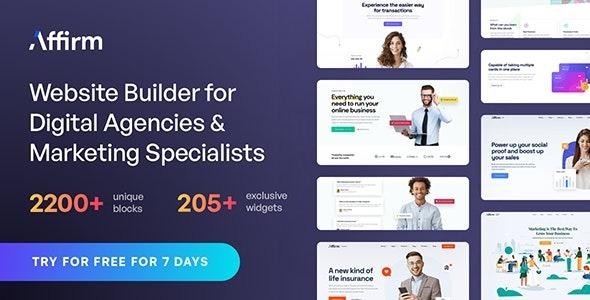 Affirm Marketing & Digital Agency WordPress Theme Nulled Free Download