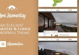 Ami Homestay Hotel Booking WordPress Theme Nulled Free Download