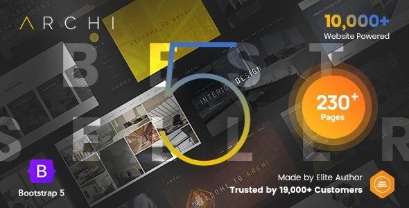 Archi Premium Interior Design & Multipurpose Template Nulled Free Download