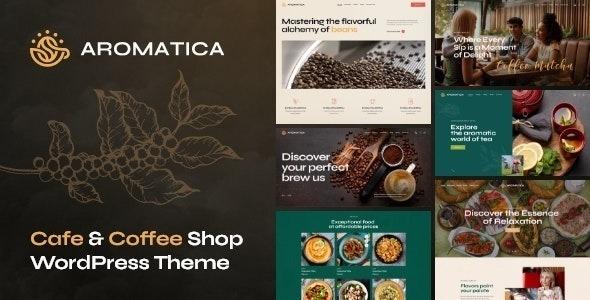 Aromatica Cafe & Coffee Shop WordPress Theme Nulled Free Download