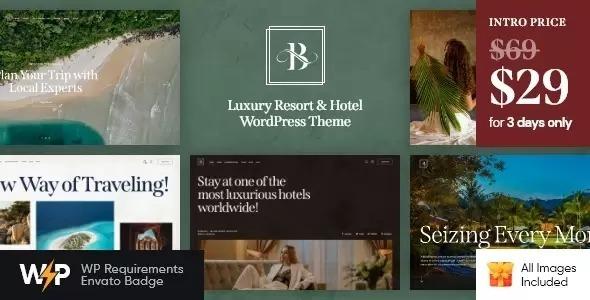 Belicia Luxury Resort & Hotel WordPress Theme Nulled Free Download