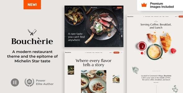 Boucherie Steakhouse Restaurant and Café WordPress Theme Nulled Free Download
