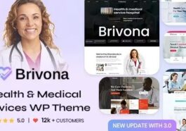 Brivona Clinical Websites WordPress Theme Nulled Free Download