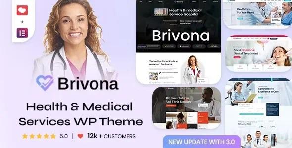 Brivona Clinical Websites WordPress Theme Nulled Free Download