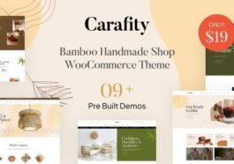 Carafity Bamboo Handmade Shop WooCommerce Theme Nulled Free Download