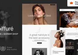 Coiffure Hair Salon & Barber WordPress Theme Nulled Free Download