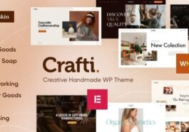 Crafti Creative Handmade WordPress Theme Nulled Free Download