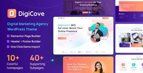 Digicove Digital Marketing Agency WordPress Theme Nulled Free Download