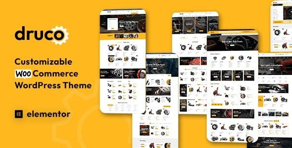 Druco Elementor WooCommerce WordPress Theme Nulled Free Download