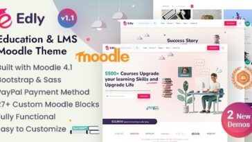 Edly Moodle LMS Education Theme Nulled Free Download