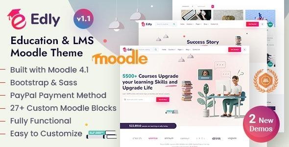 Edly Moodle LMS Education Theme Nulled Free Download