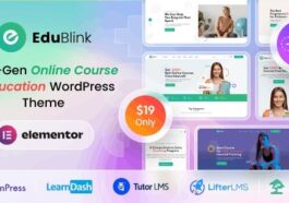 EduBlink Education & Online Course WordPress Theme Nulled Free Download