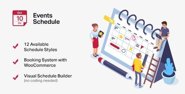 Events Schedule WordPress Plugin Nulled Free Download