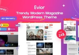 Evior Modern Magazine WordPress Theme Nulled Free Download